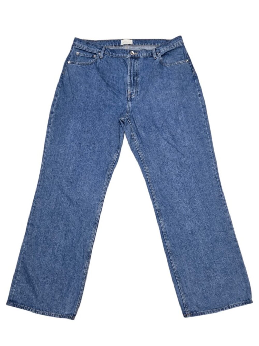 Everlane The 90s Forever Jean Women's Size 33R 100% Organic Cotton Rigid Denim